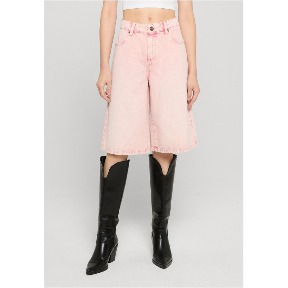 Urban Classics - Denim Bermuda Pantalon court - Rose